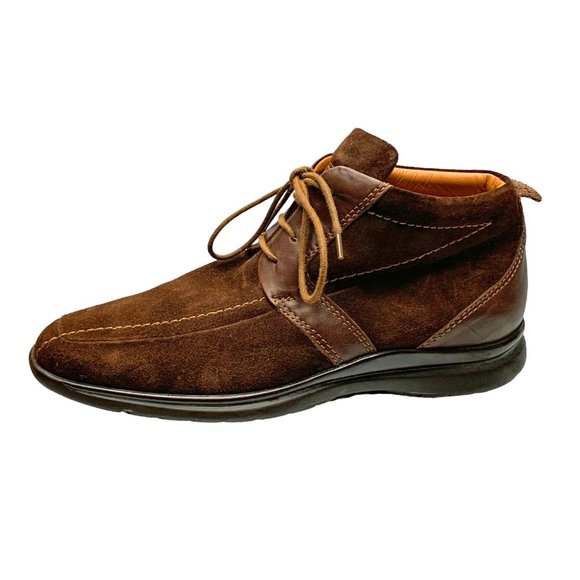 PAUL FREDRICK Chocolate Suede Lace Up‎ Casual Boots main image 5